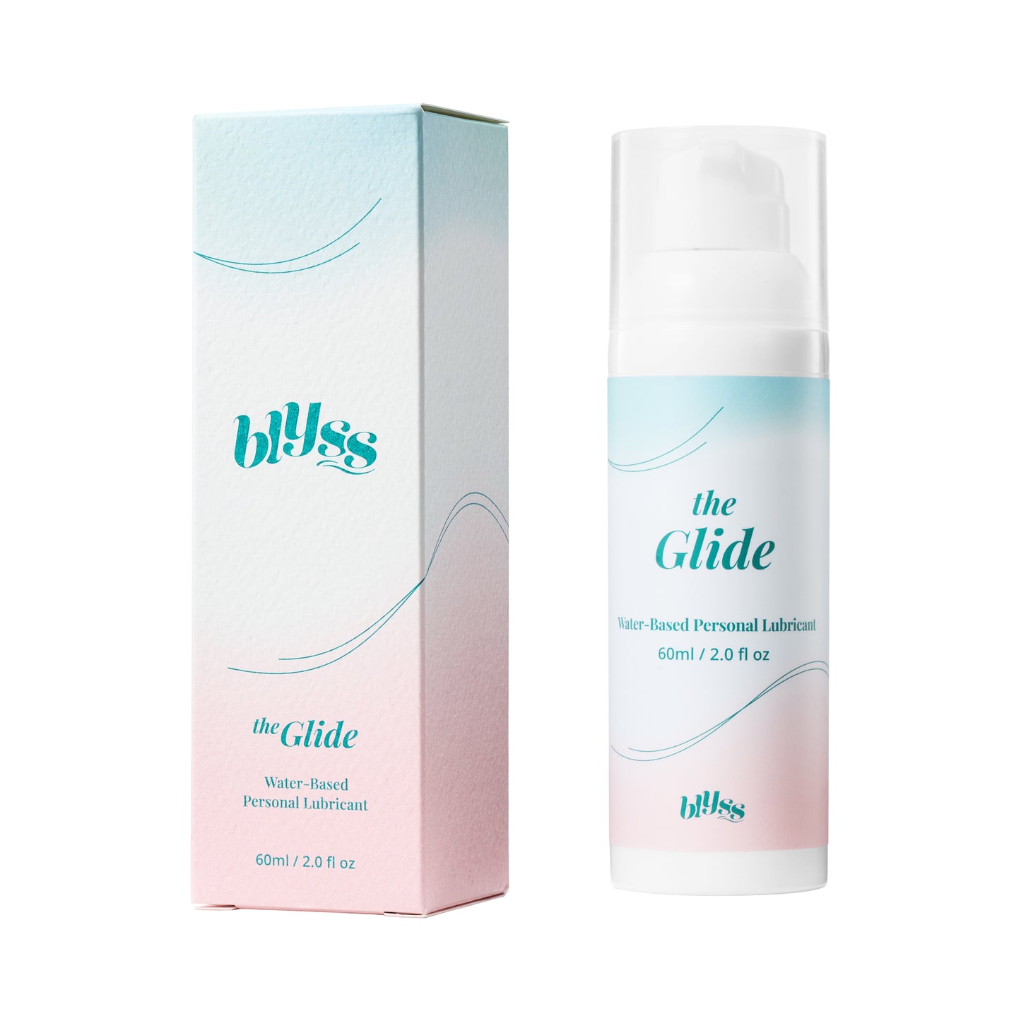 The Glide - Hyaluronic Water-Based Personal Lubricant | 60ml / 2.0 fl oz | Blyss
